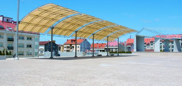 Plaza y parking Europa, Lalín, Spagna