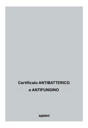 ANTIBATTERICO e ANTIFUNGINO